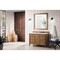 James Martin Vanities Brittany 48in Single Vanity, Saddle Brown w/ 3 CM Ethereal Noctis Quartz Top 650-V48-SBR-3ENC - alternate 3